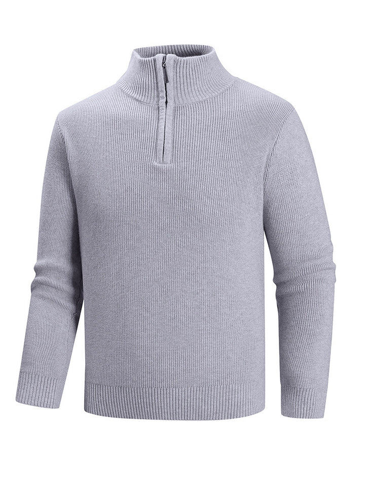 Herren Strickpullover mit hohem Kragen Aliams