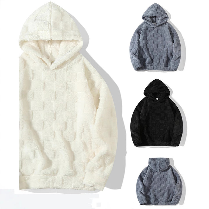 Herren Kapuzenpullover aus weichem Plüsch mit ausgefallenem Design Aliams