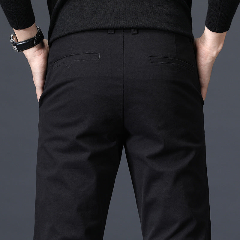 Herren elegante Chino-Hose mit lässigem Schnitt Aliams