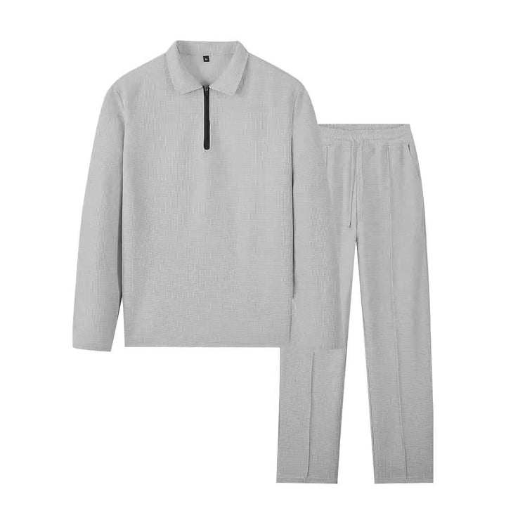 Herren Sportliches Freizeit-Set mit Reißverschluss und elastischem Bund Aliams