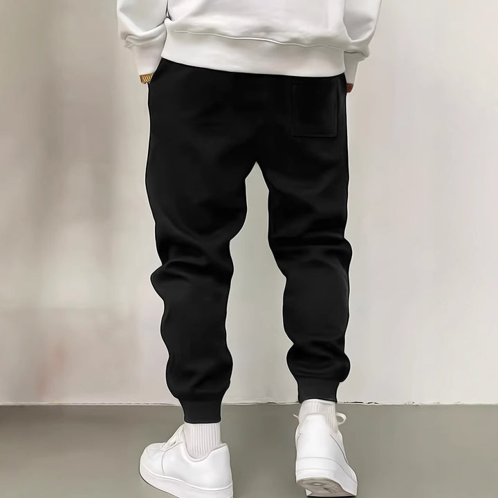 Herren bequeme Jogginghose mit funktionalen Taschen Aliams