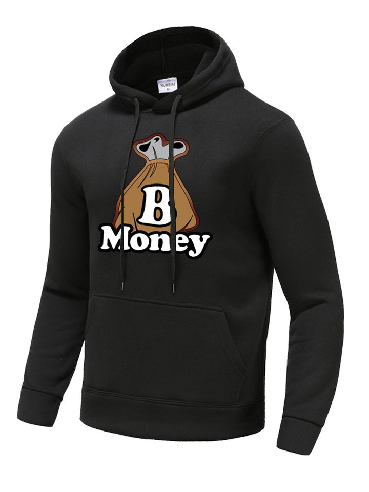 Herren Kapuzenpullover mit auffälligem Grafikdruck Aliams