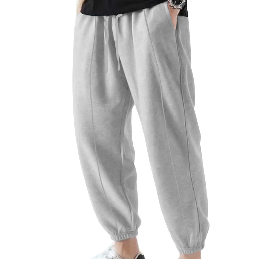 Herren Jogginghose mit seitlichen Taschen und elastischem Bund Aliams