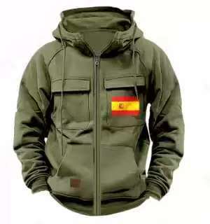 Herren funktionale Jacke mit mehreren Taschen Aliams