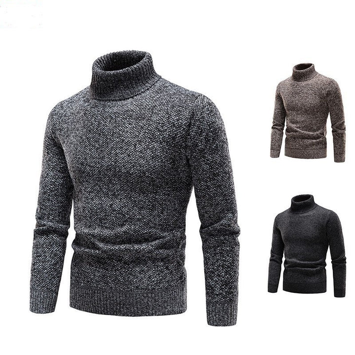 Herren Rollkragenpullover aus hochwertiger Wolle Aliams