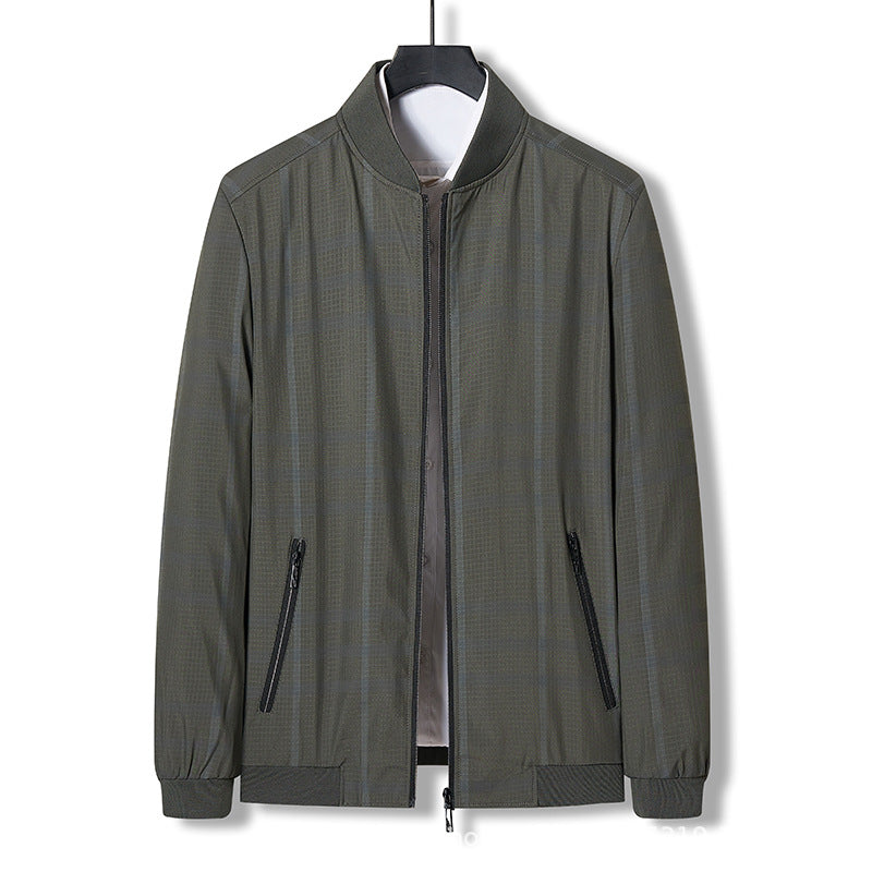 Herren sportliche Übergangsjacke mit modernen Einsätzen und vielseitigen Taschen Aliams