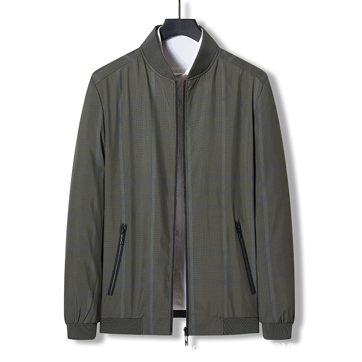 Herren sportliche Übergangsjacke mit modernen Einsätzen und vielseitigen Taschen Aliams