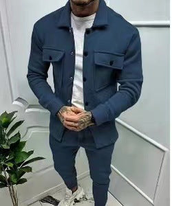 Herren Freizeit-Anzug mit praktischem Schnitt und Taschen Aliams