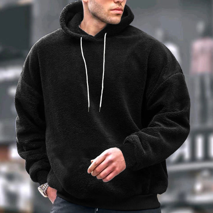 Herren kuschelweicher Kapuzenpullover Fudus