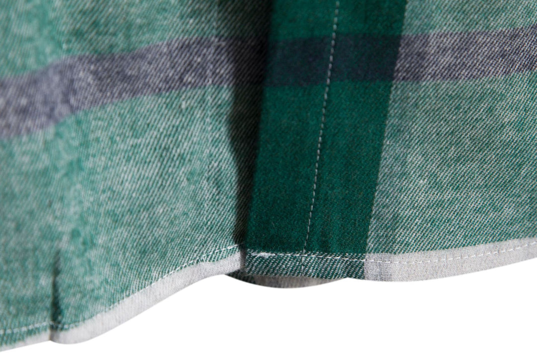 Herren Freizeit-Hemdjacke mit praktischer Kapuze und modernem Karomuster Aliams