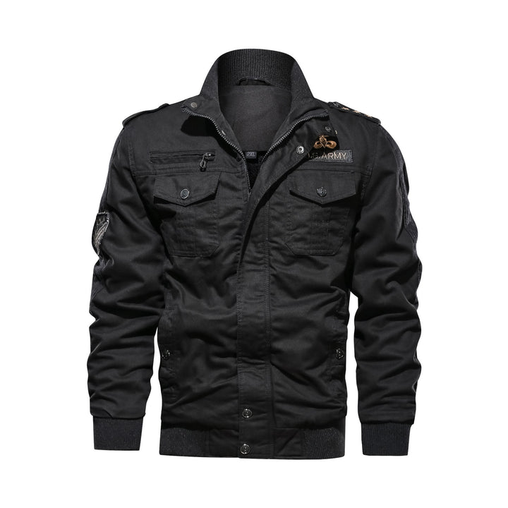 Herren Winterjacke mit funktionalen Taschen und warmem Futter Aliams