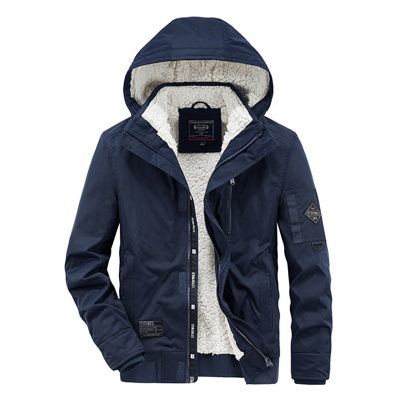 Herren technische Übergangsjacke mit warmem Innenfutter Aliams