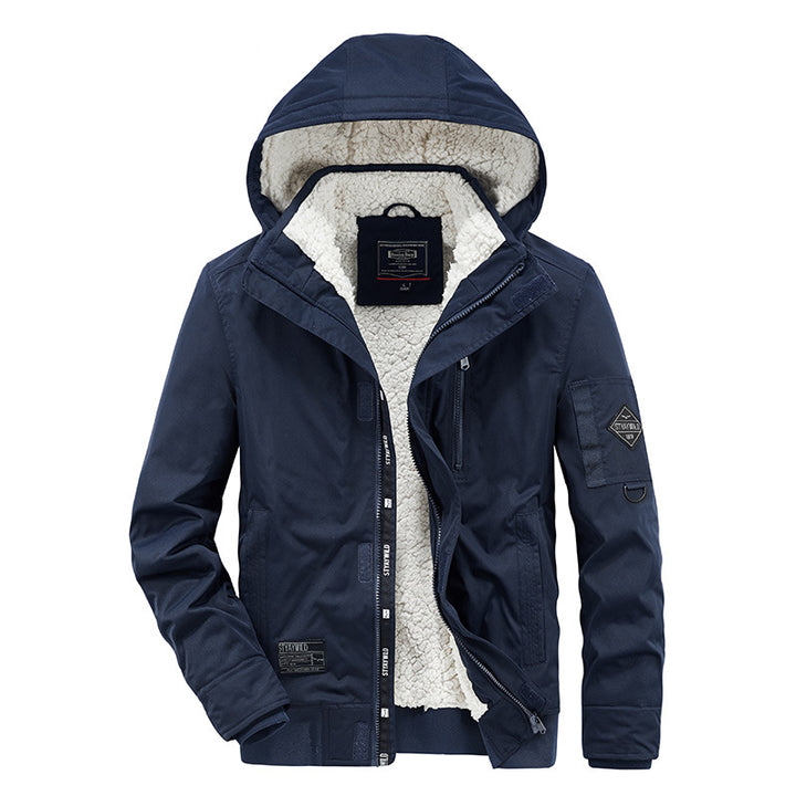 Herren technische Übergangsjacke mit warmem Innenfutter Aliams