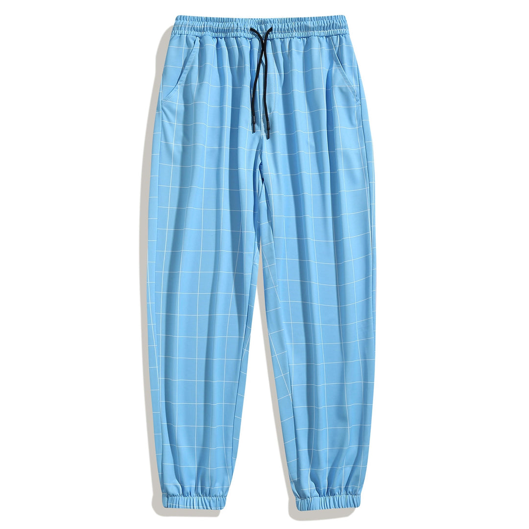 Herren sportliche Freizeithosen mit modischem Karomuster Aliams