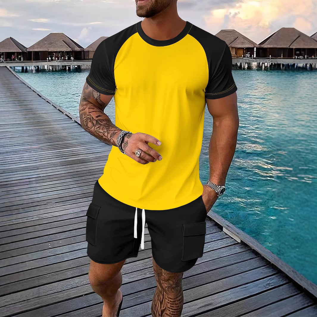 Herren Sport T-Shirt mit Raglanärmeln Aliams