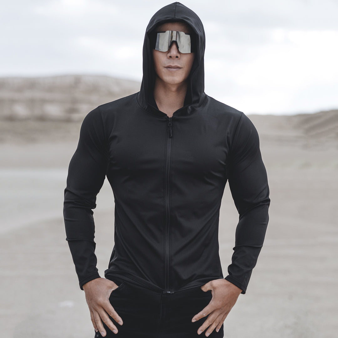 Herren Funktionsjacke mit Schutzhood und sportlichem Design Aliams