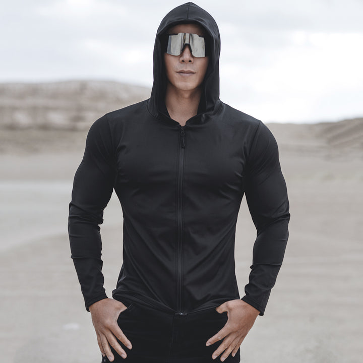 Herren Funktionsjacke mit Schutzhood und sportlichem Design Aliams