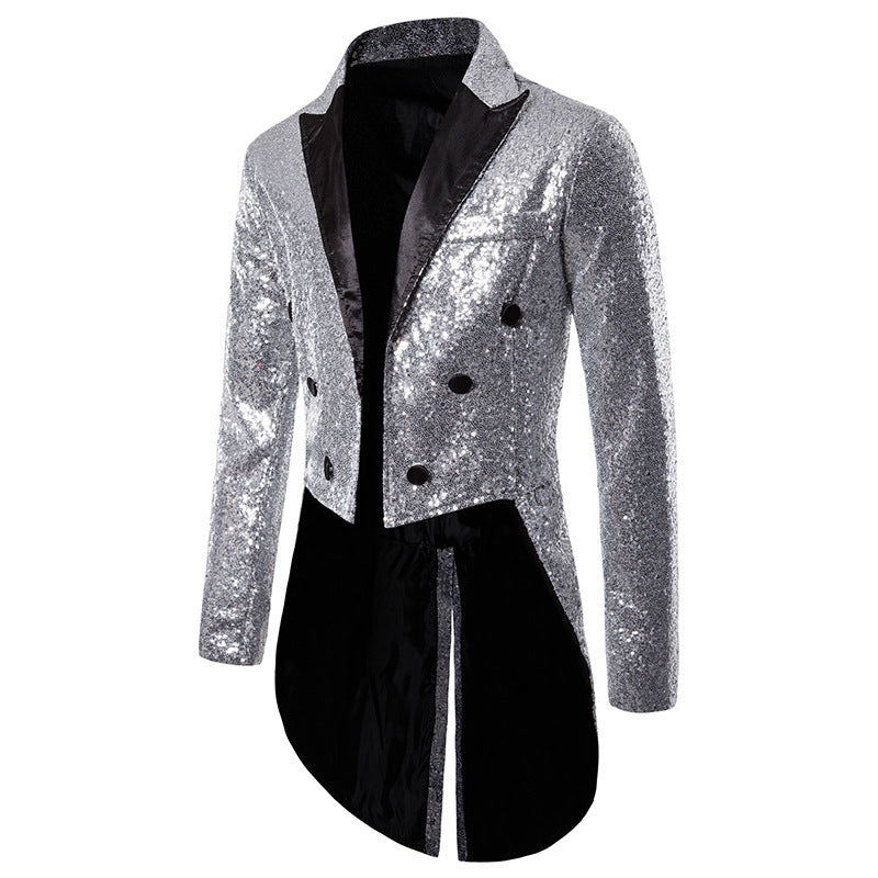 Herren glitzernder Abendblazer Aliams