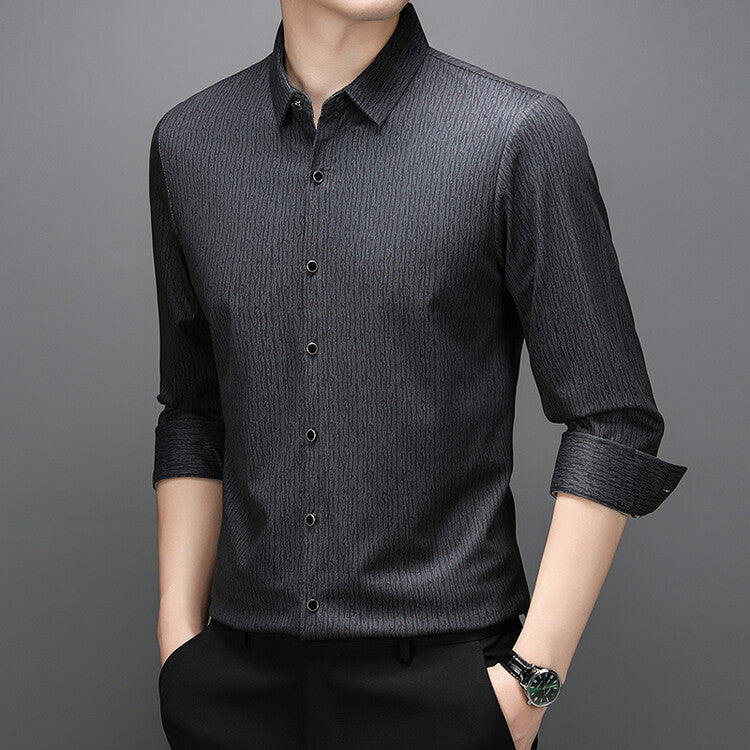 Herren Hemd mit feinem Strukturdesign Aliams