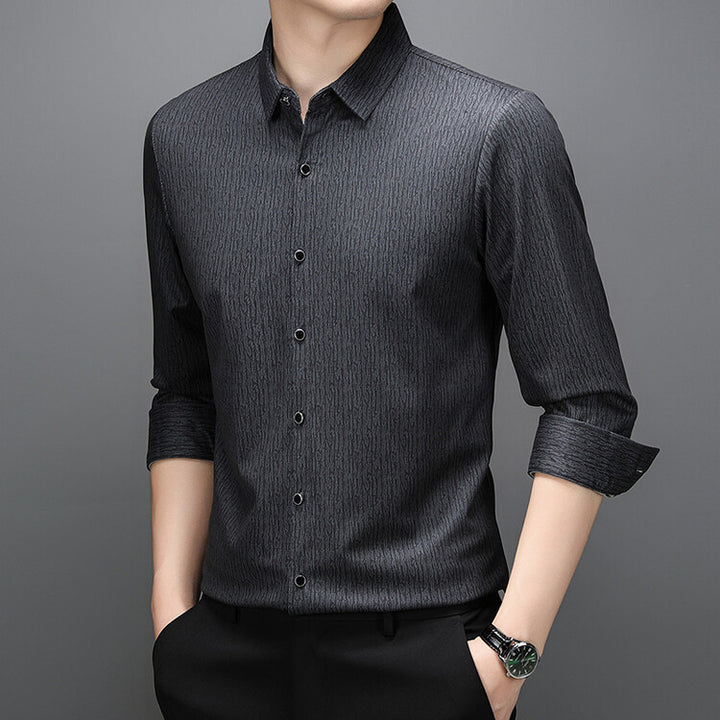 Herren Hemd mit feinem Strukturdesign Aliams