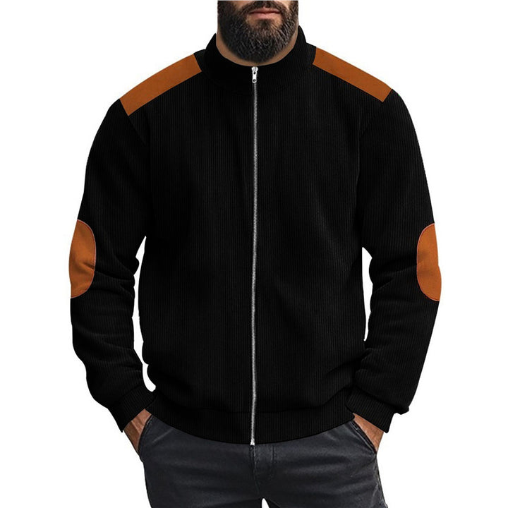 Herren Sportliche Zip-Jacke mit Taschen Aliams