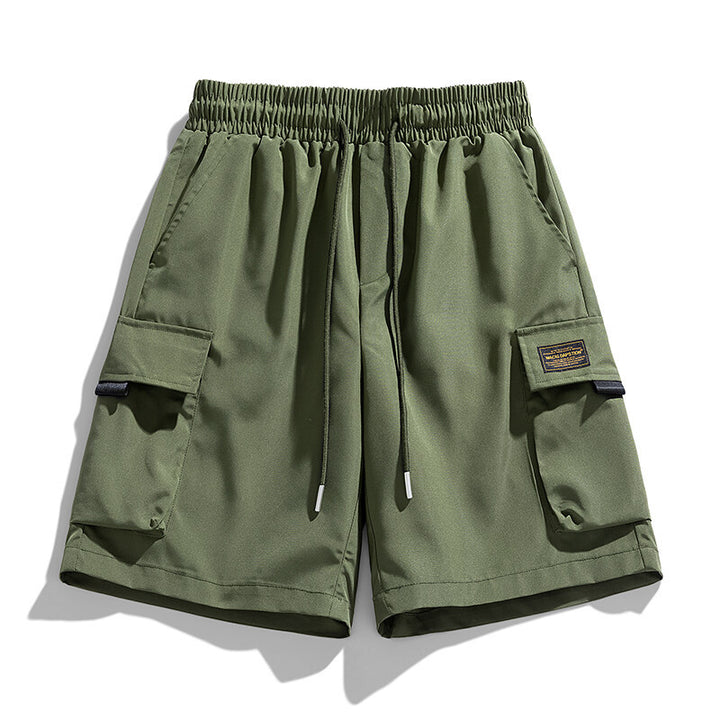 Herren Cargo-Shorts mit elastischem Bund und praktischen Taschen Aliams