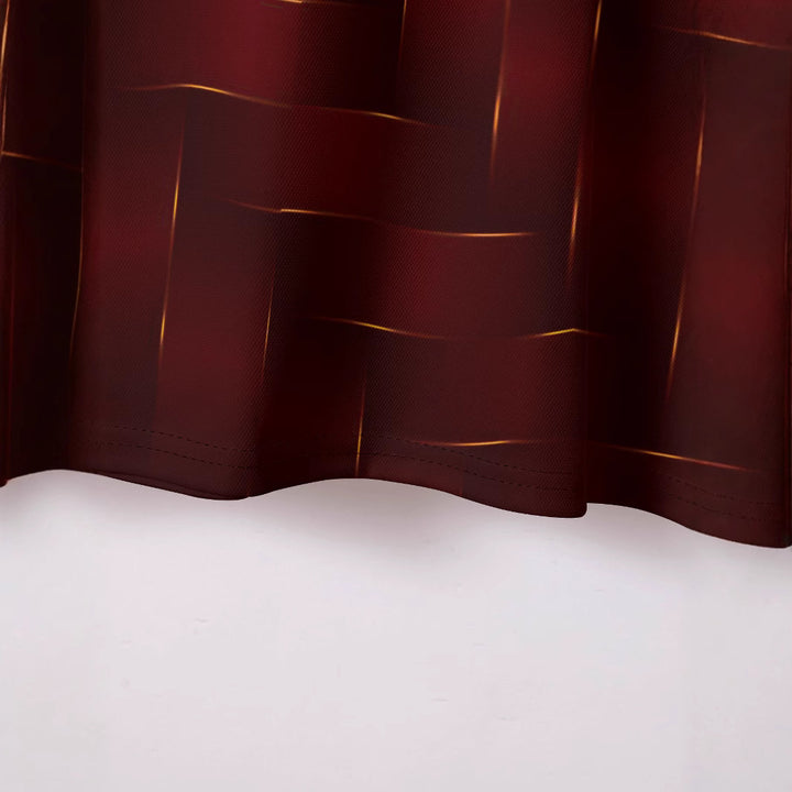 Herren Kurzarm Poloshirt mit modernem Wellenmuster und atmungsaktiven Eigenschaften Aliams