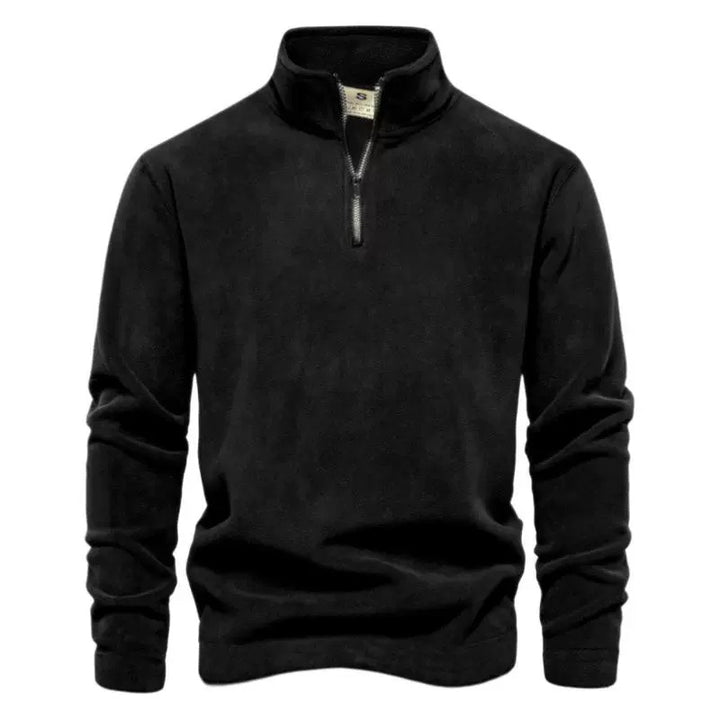 Herren Fleece-Pullover mit Stehkragen Aliams