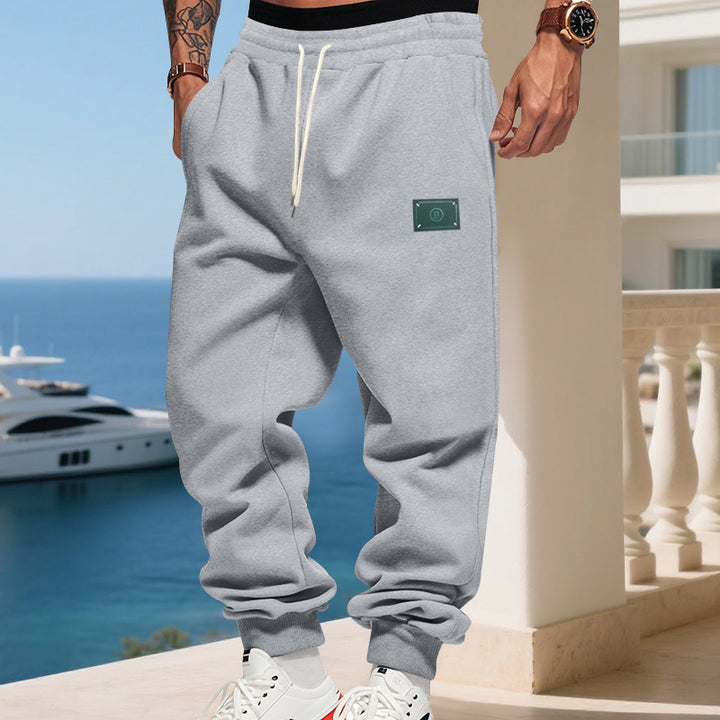 Herren bequeme Relaxed-Fit Sweatpants mit elastischem Bund und funktionalen Taschen Aliams