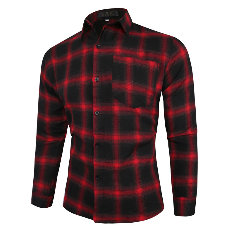 Herren kariertes Hemd Aliams