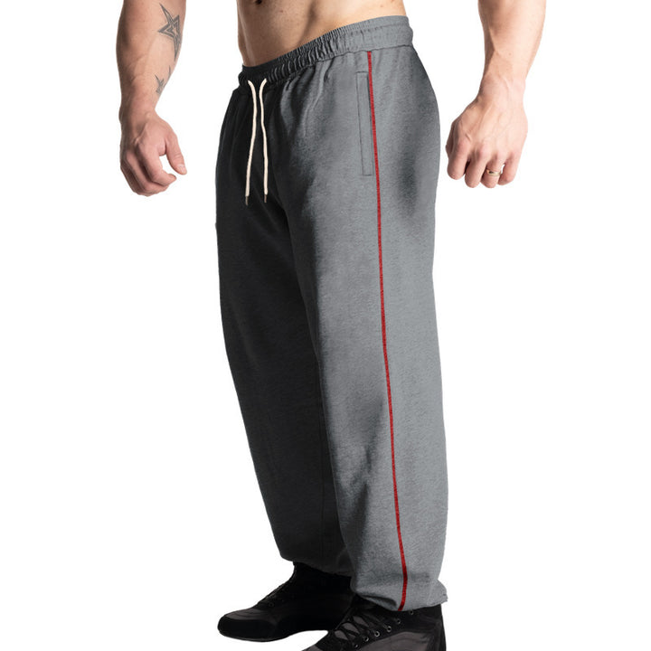 Herren bequeme Sporthose mit seitlichen Taschen und verstellbarem Bund Aliams