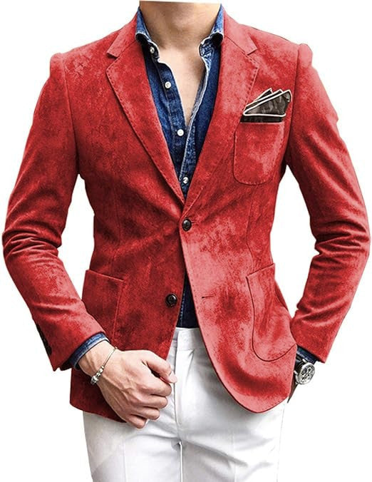 Herren Elegant strukturierter Blazer Aliams