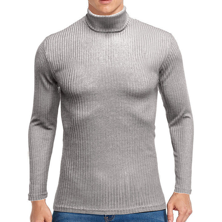 Herren Rollkragenpullover aus feiner Rippenstruktur Aliams