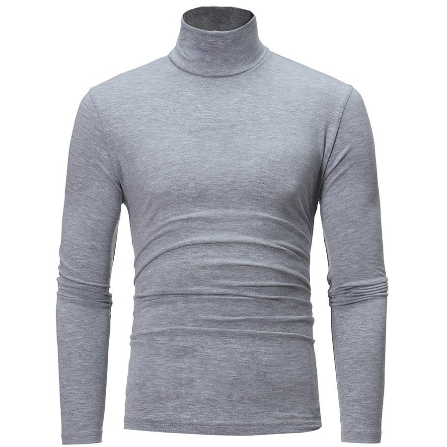 Herren Rollkragenpullover aus elastischem Material mit eng anliegendem Schnitt Aliams