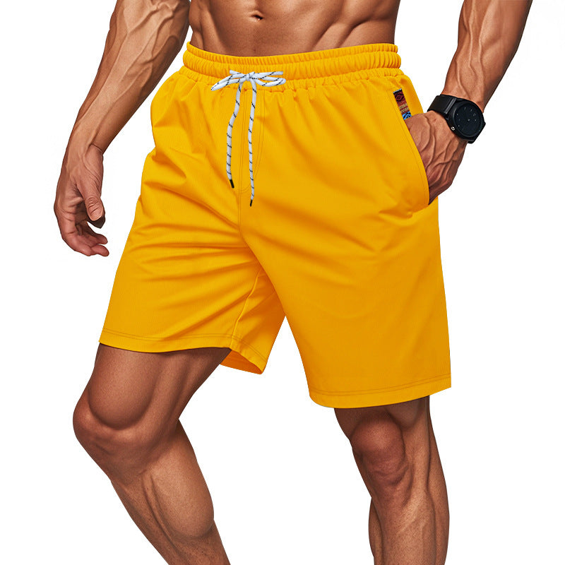 Herren sportliche Schwimmshorts mit elastischem Bund und Taschen Aliams