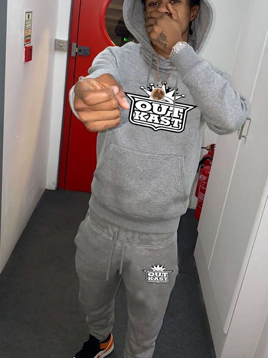 Herren Jogginganzug mit Hoodie und bequemen Sweatpants Aliams