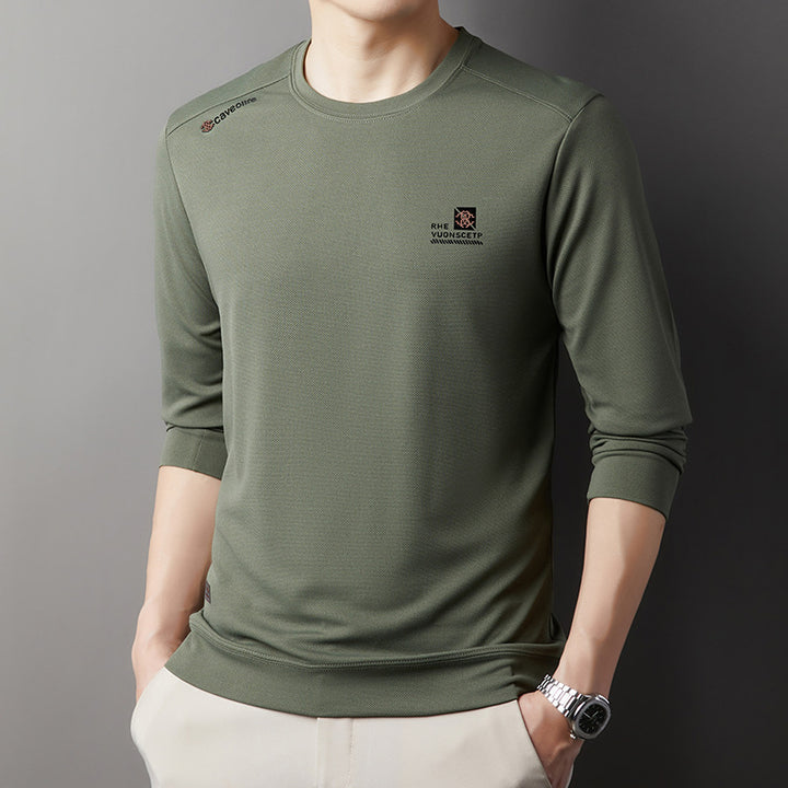 Herren funktionales Langarmshirt mit atmungsaktiver Struktur und innovativen Eigenschaften Aliams