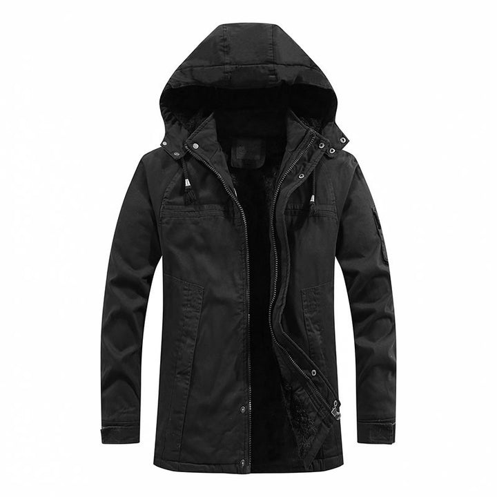 Herren funktionale Winterjacke mit enganliegendem Fleecefutter Aliams