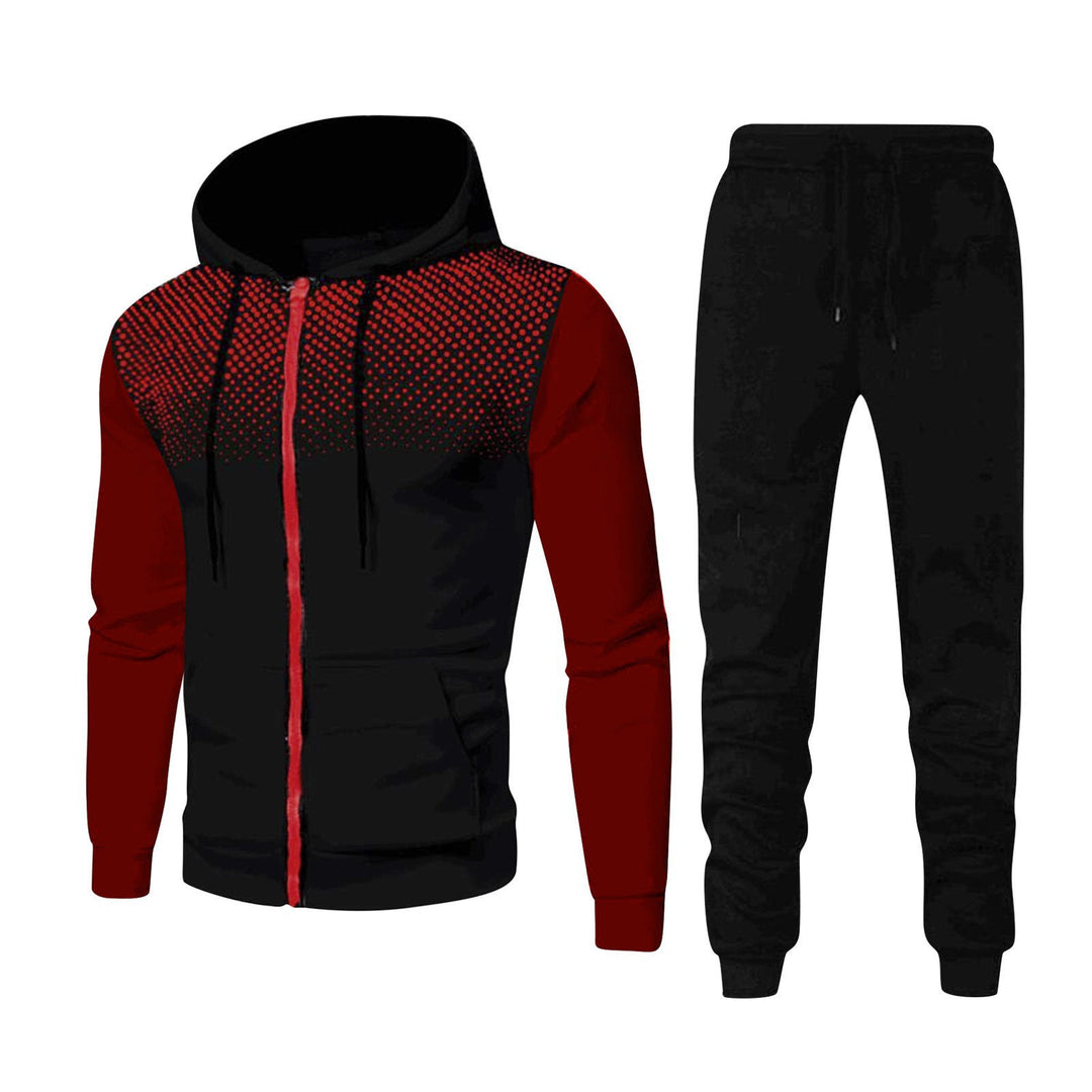 Herren Sportliches Hoodie und Jogginghose Set Aliams