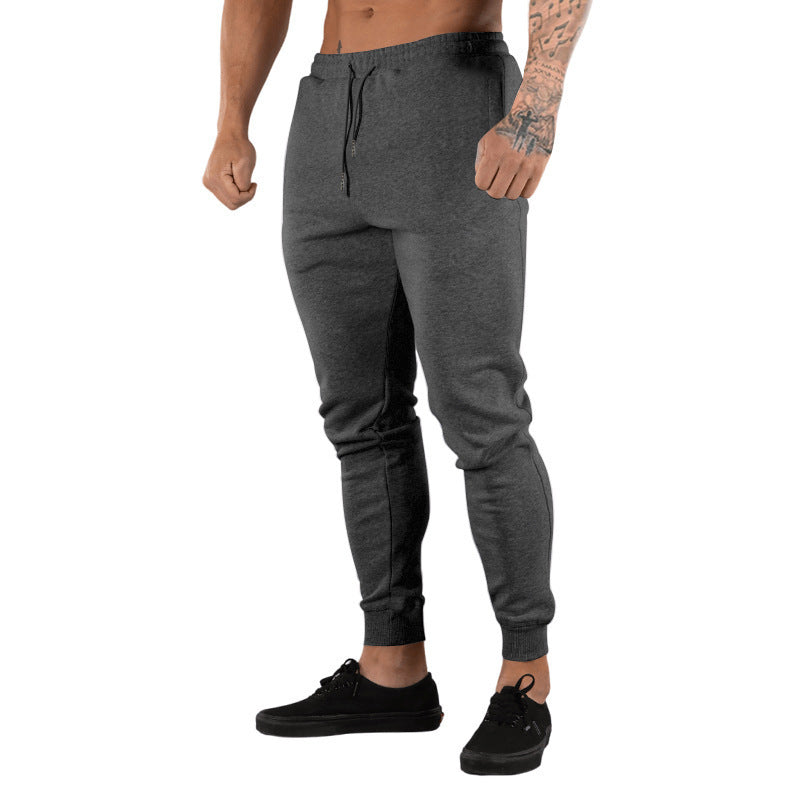 Herren Sportliche Jogginghose mit schmalem Schnitt und verstellbarem Kordelzug Aliams