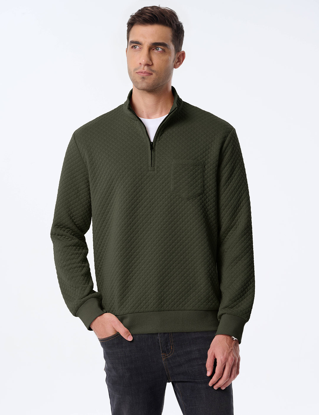 Herren Stepppullover Aliams