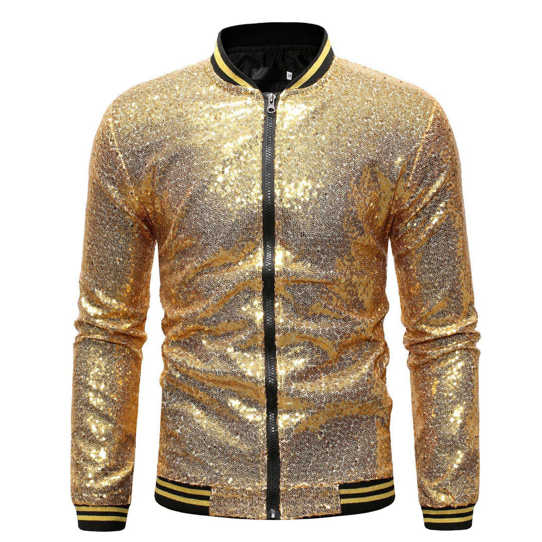 Herren Sportlicher Funktionsblazer mit Pailletten Aliams