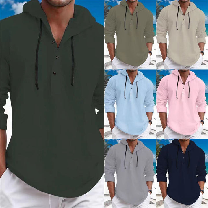 Herren Freizeitpullover mit Kapuze Aliams