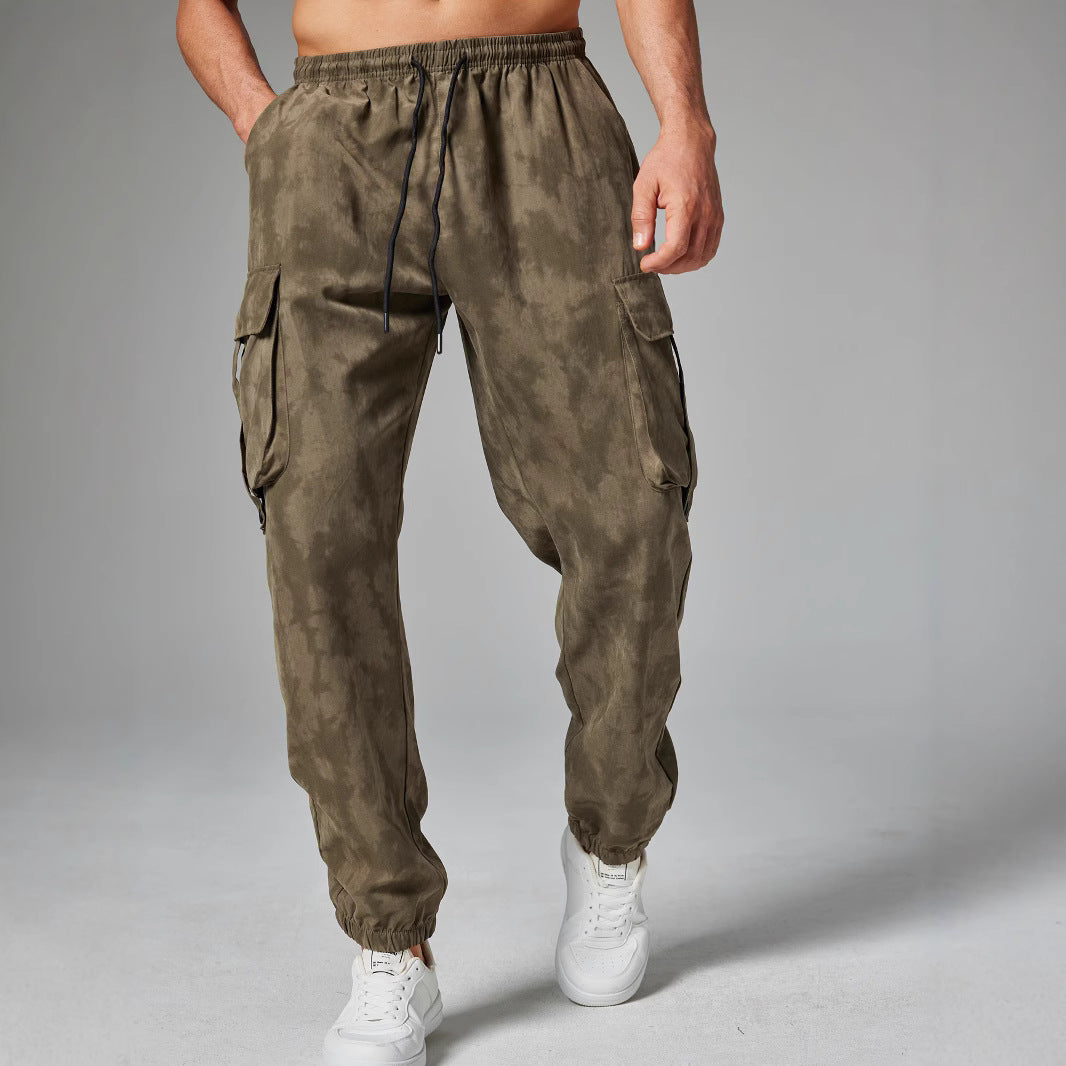 Herren Cargo-Hose mit seitlichen Abnähten und elastischem Bund Aliams