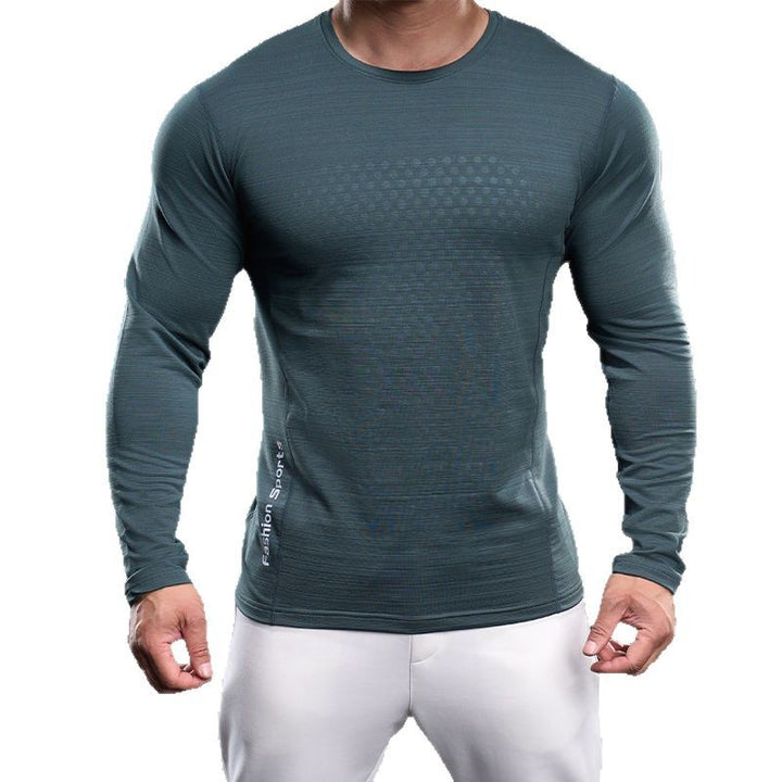 Herren atmungsaktives Langarm-Funktionsshirt Aliams