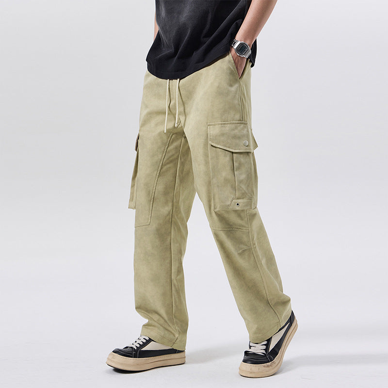 Herren Cargo-Hose mit multifunktionalen Taschen und lässigem Schnitt Aliams