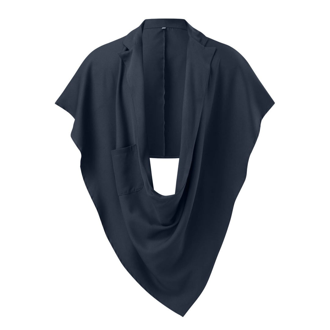 Damen Elegante Oversize-Umhangjacke mit praktischem Taschen-Design Aliams