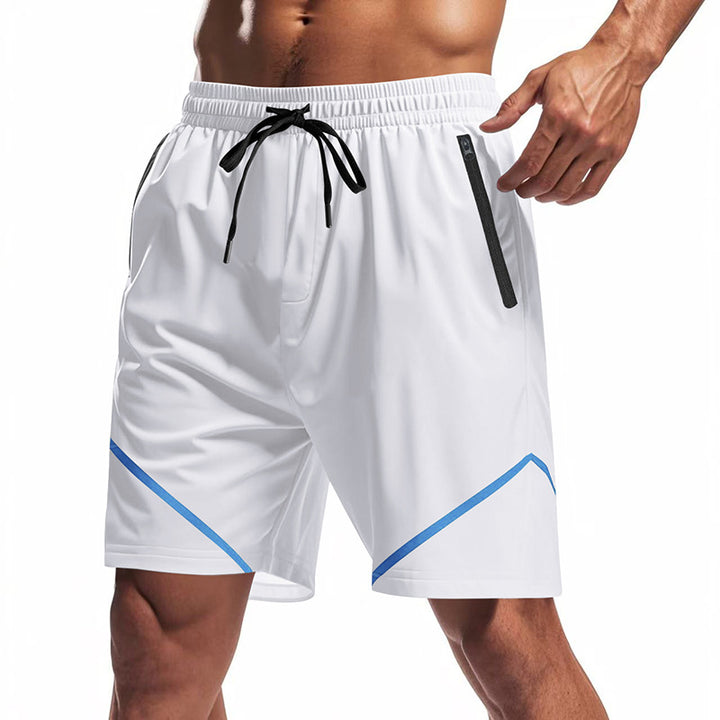 Herren Sportliche Badeshorts mit praktischem Reißverschluss und elastischem Bund Aliams