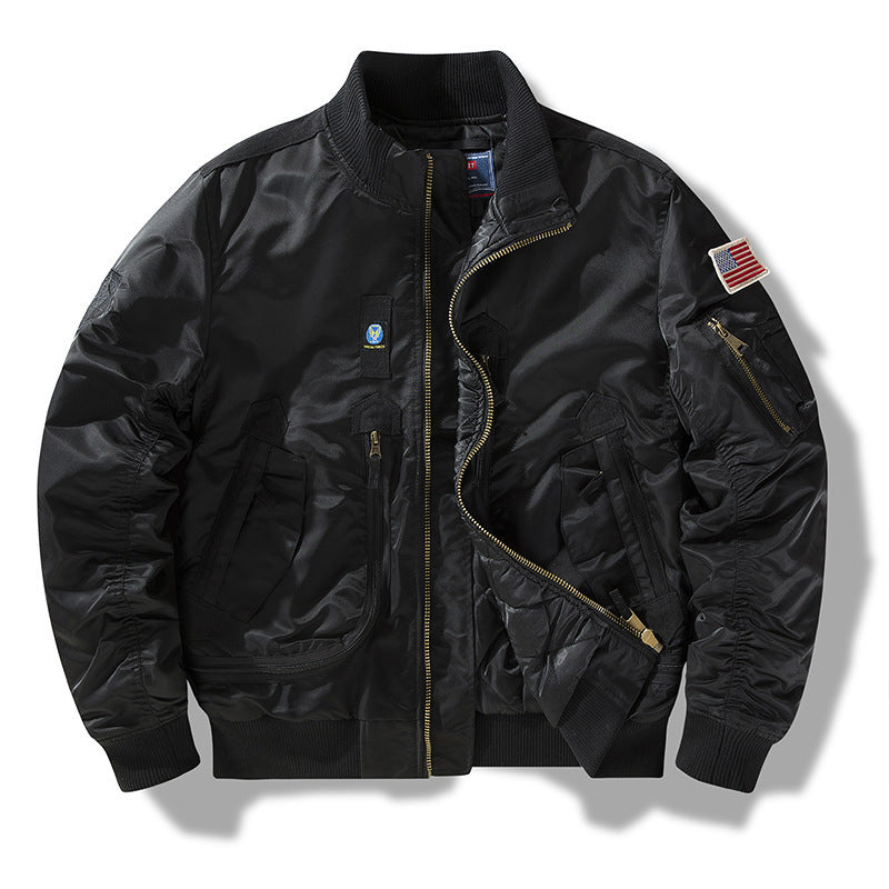 Herren Bomberjacke mit technischen Details und praktischen Taschen Aliams