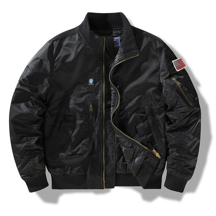 Herren Bomberjacke mit technischen Details und praktischen Taschen Aliams